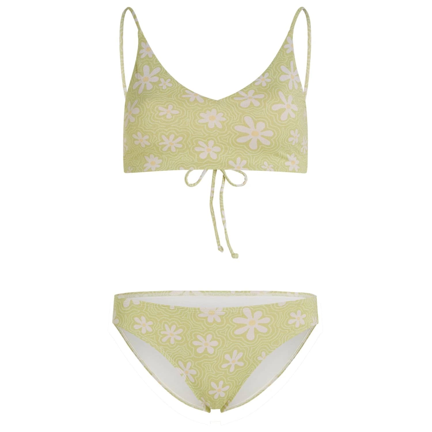 Дамски комплект бикини O'neill Women's Beach Vintage Midles Rita Bikini Set Bikini - Green Daisyline