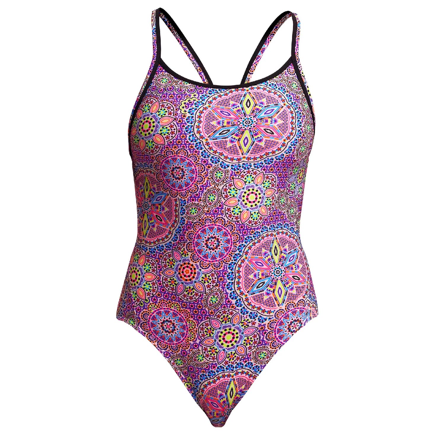 Дамски бански костюм Funkita Women's Diamond Back One Piece Swimsuit - Love Lacy