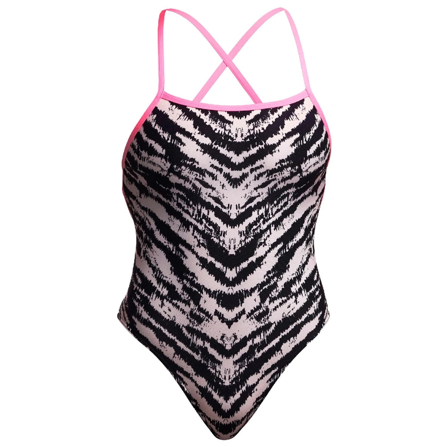 Дамски бански костюм Funkita Women's Strapped In One Piece Swimsuit - Fur Elise