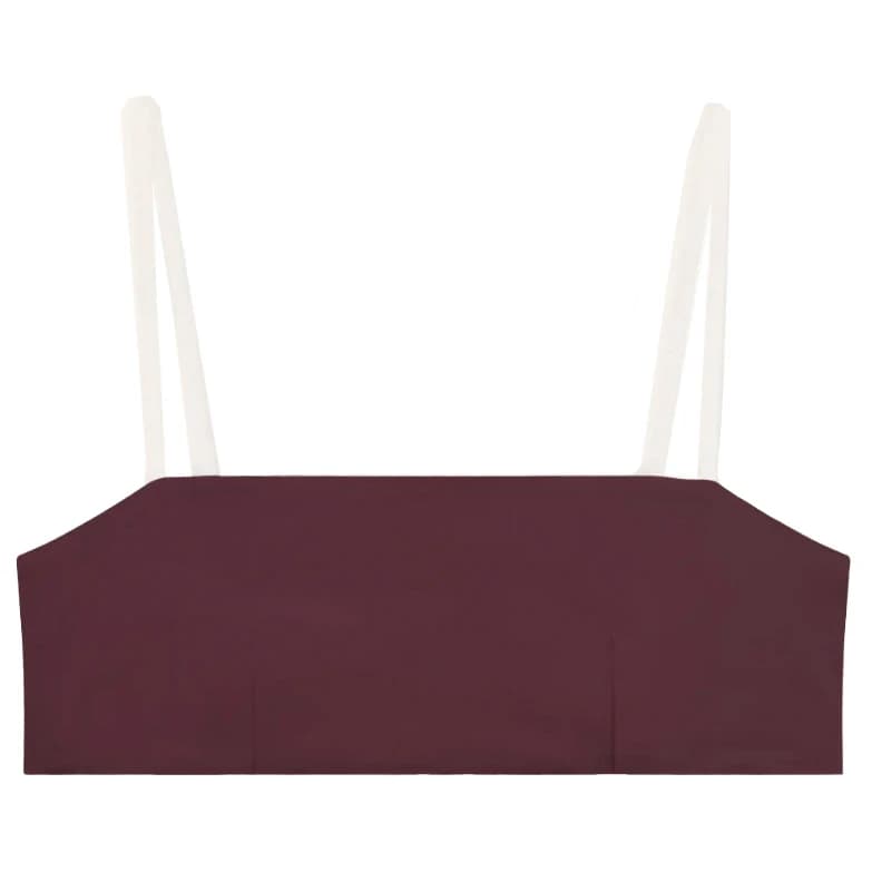 Дамско бикини горнище Mymarini Women's Easy Top Bikini top - Chocolate / Lilac