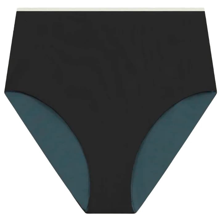 Дамско бикини долнище MYMARINI Women's Highwaist Shorts Bikini bottom - Black / Grey / White