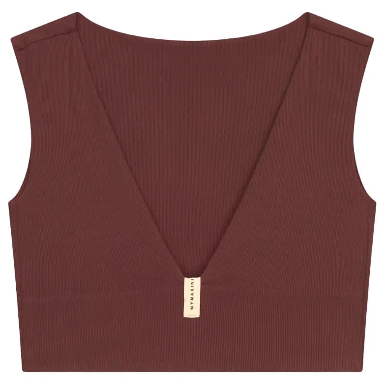 Дамско бикини горнище MYMARINI Women's Sea Top Bikini top - Chocolate