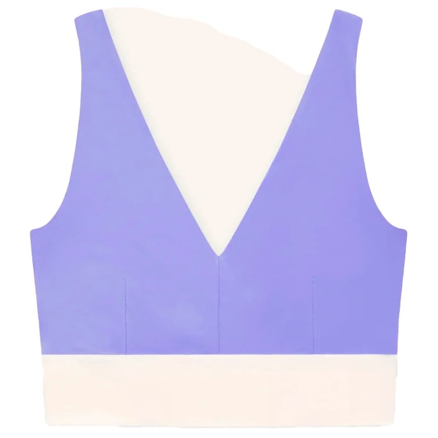 Бикини горнище Mymarini Women's Yoga Top Bikini top - Chocolate / Lilac