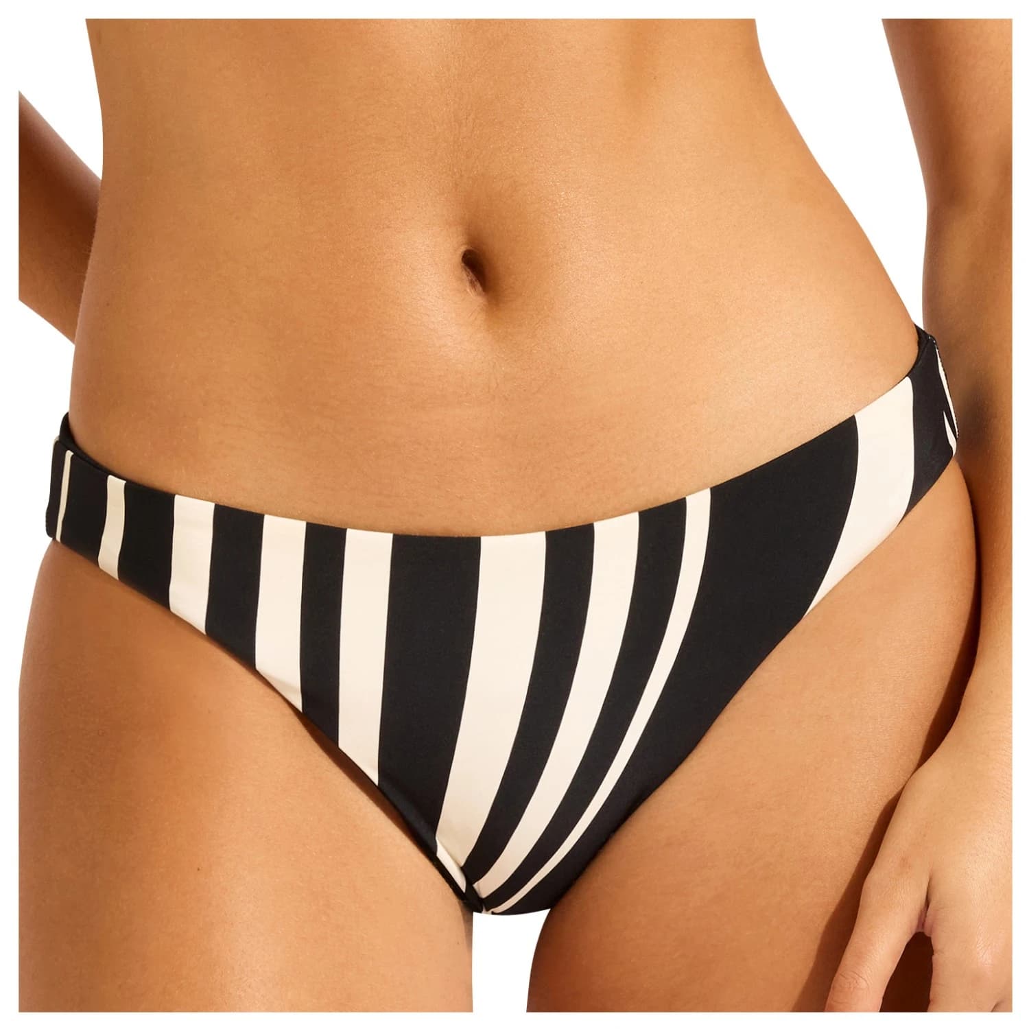 Дамско бикини долнище Seafolly Women's Coastline Reversible Hipster Pant Bikini bottom - Black