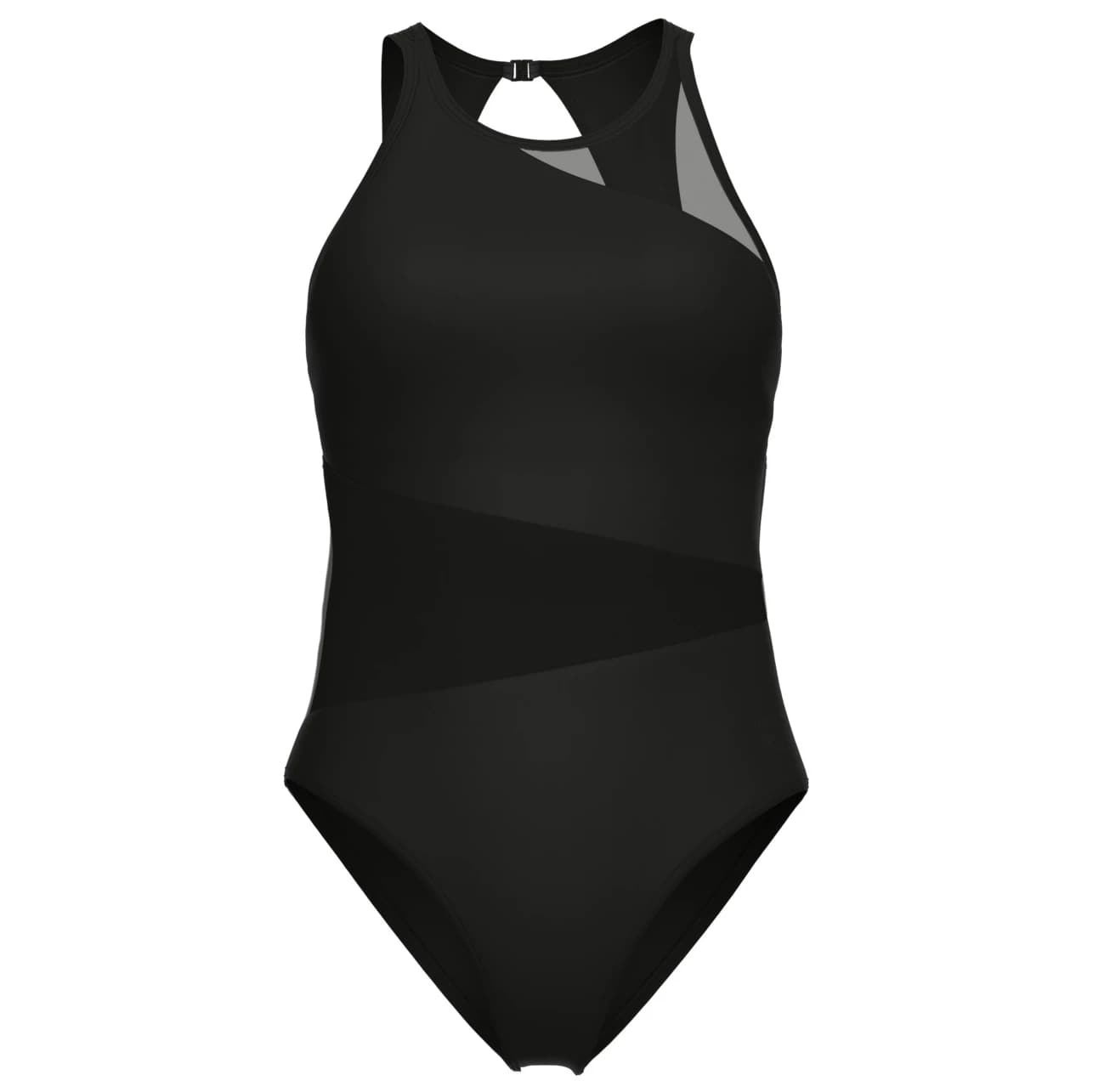 Дамски бански костюм Arena Women's Mesh Angle Swimsuit Vent Back B Swimsuit - Black