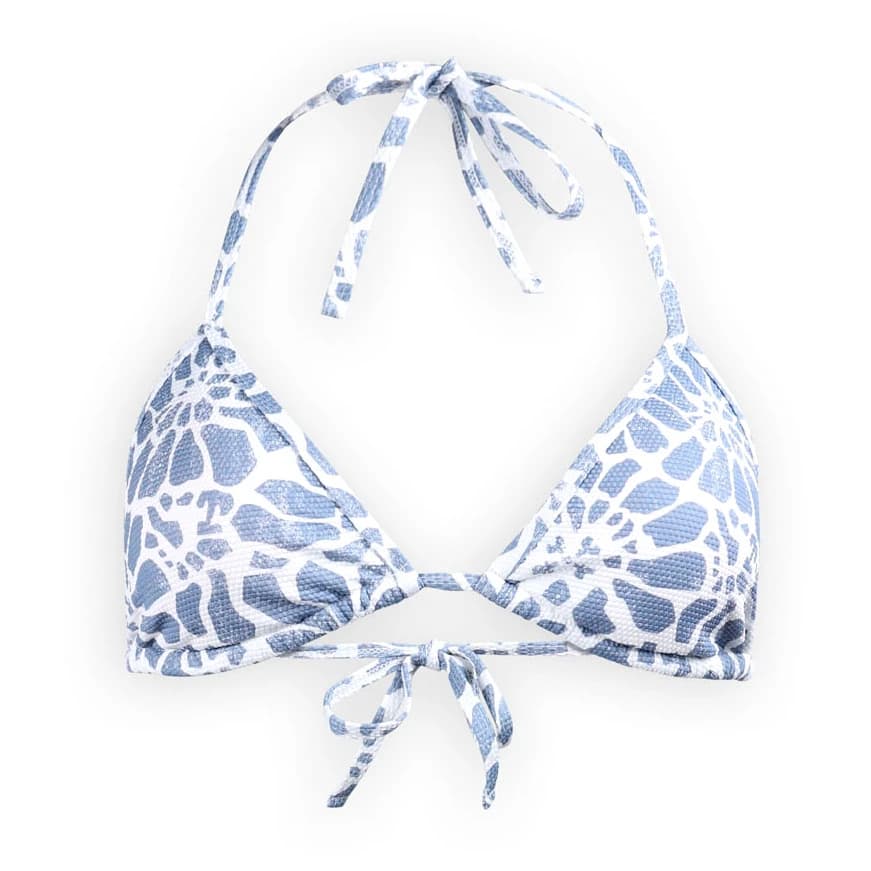 Дамско бикини горнище Oxbow Women's Coral Bikini Triangle Top Bikini top - Lost Blue