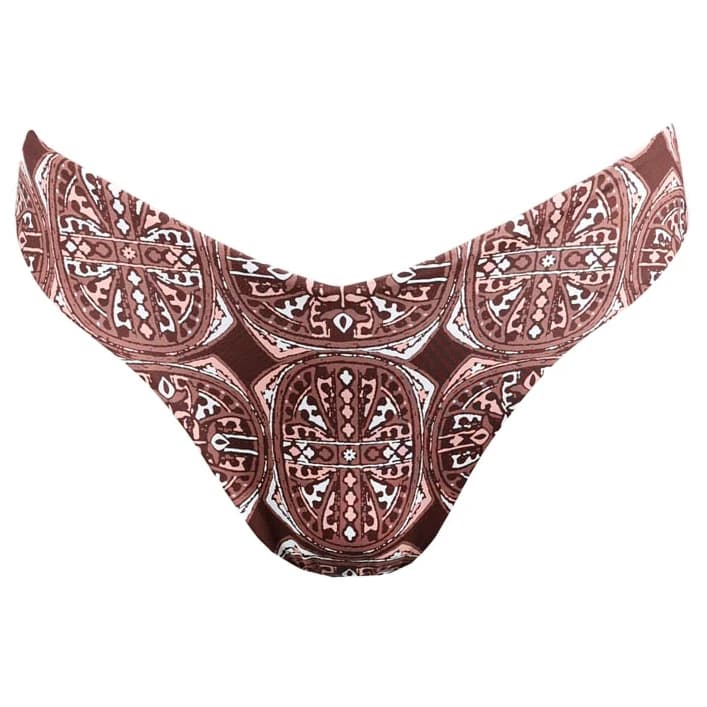 Дамско бикини долнище Oxbow Women's Darts Bikini Bottom - Hazy Pink