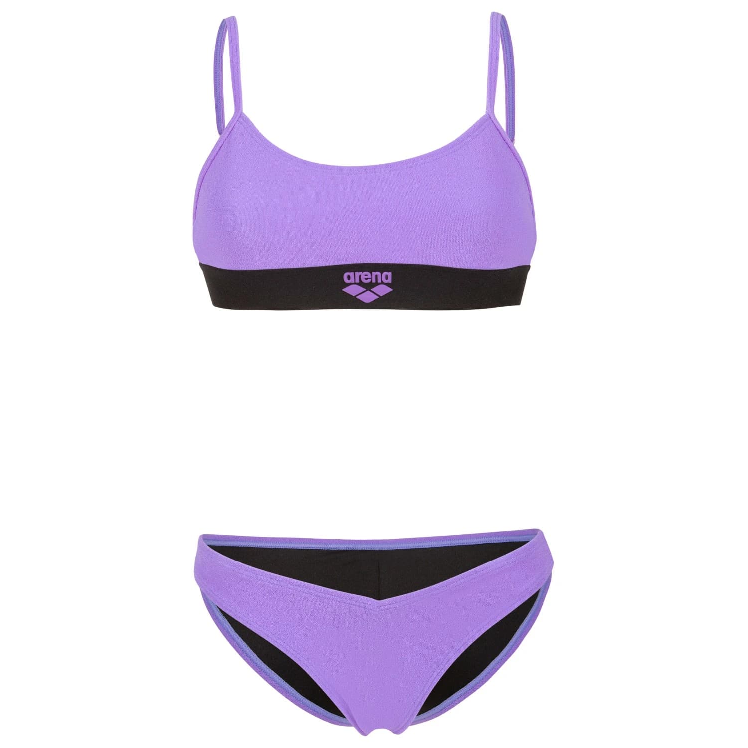 Дамски комплект бикини Arena Women's Elastic Band Bikini Bralette Bikini - Lavanda