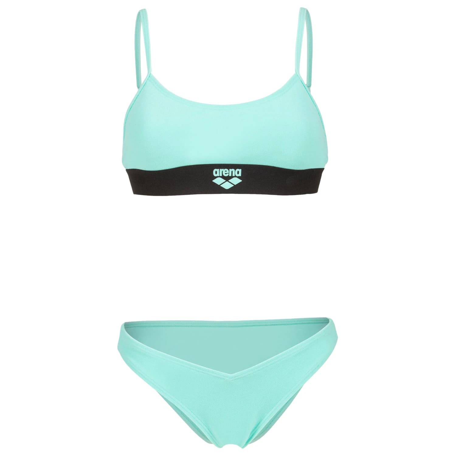 Дамски комплект бикини Arena Women's Elastic Band Bikini Bralette Bikini - Water