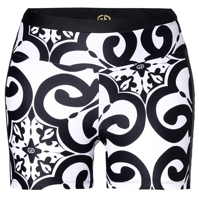 Дамско бикини долнище Goldbergh Women's Lena Swim Short Bikini bottom - Black / White