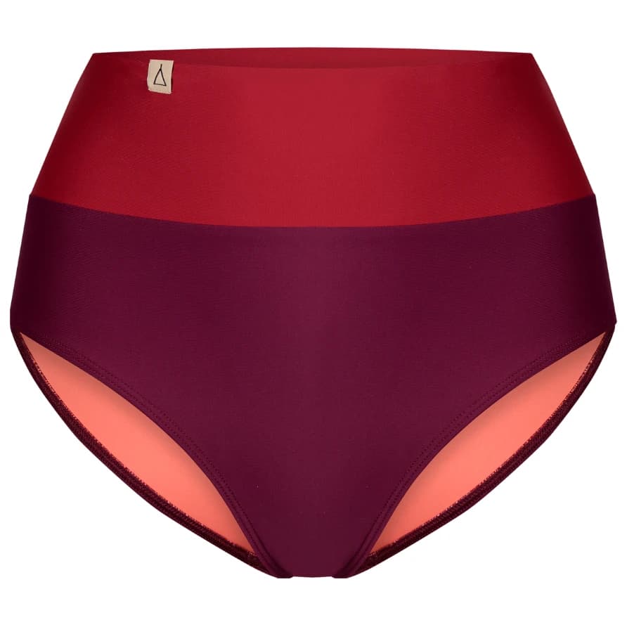 Дамско бикини долнище INASKA Women's Bottom Feel Bikini bottom - Dark Berry / Dark Red