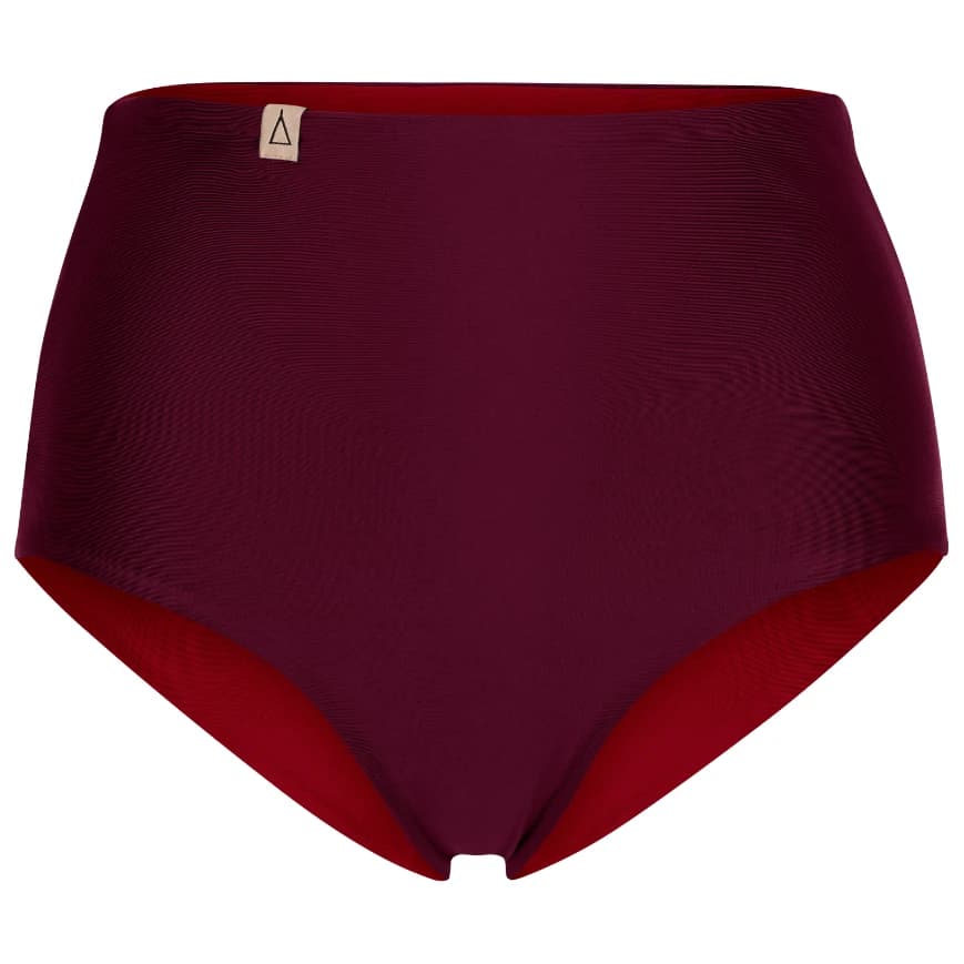 Дамско бикини долнище INASKA Women's Reversible Bottom Pure Bikini bottom - Dark Berry / Dark Red