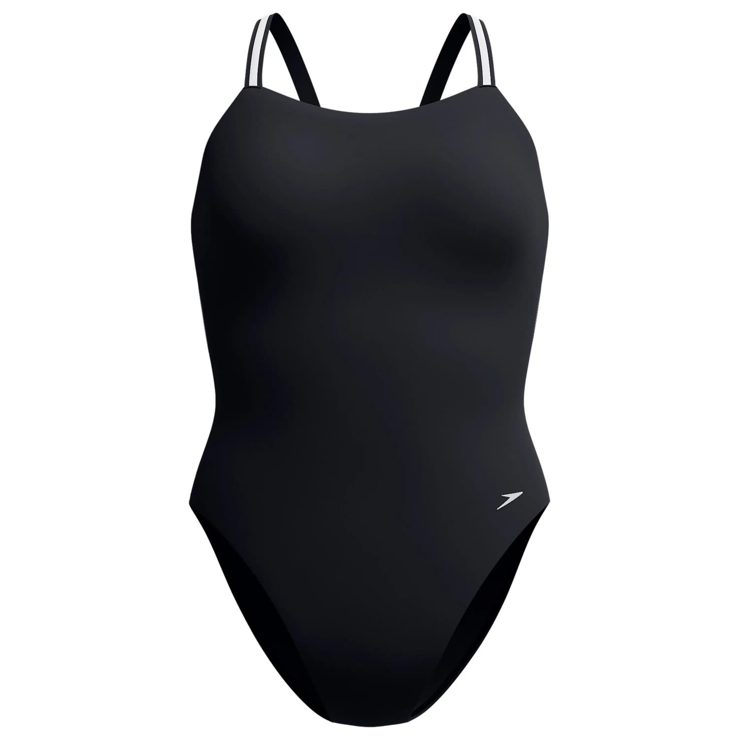 Дамски бански костюм Speedo Women's Active Back Swimsuit - Black/Silver