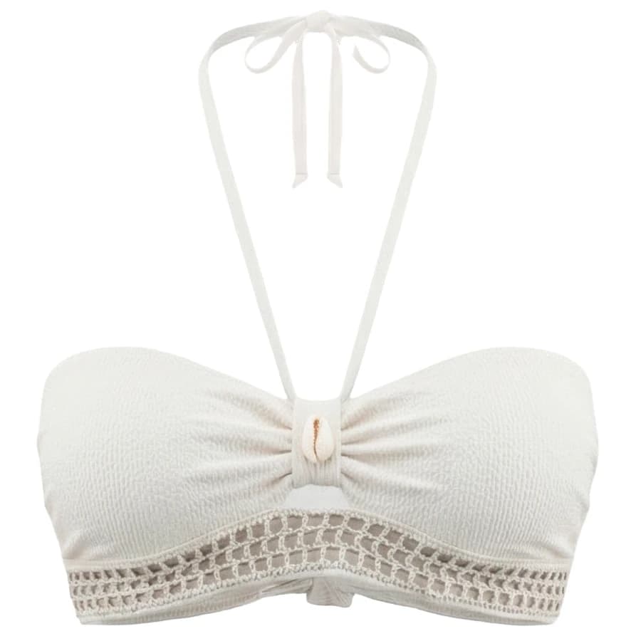 Дамско бикини горнище Banana Moon Women's Kenteo Marany Bikini top - Ecru