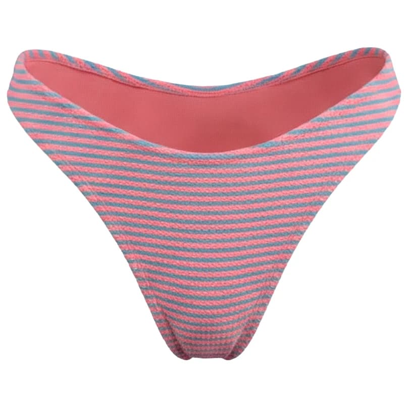 Дамско бикини долнище Banana Moon Women's Naida Neonstripes Bikini bottom - Pink