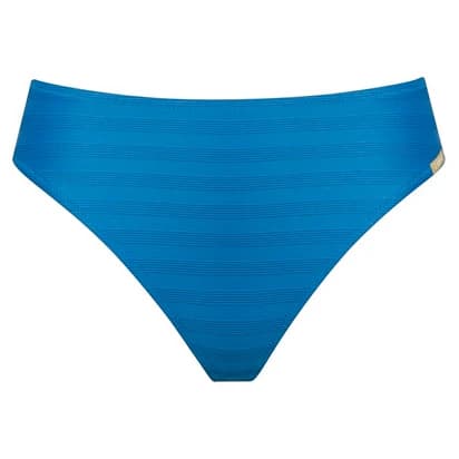 Дамско бикини долнище Lidea Women's Linear Code Low Bikini Bottoms - Wave Blue