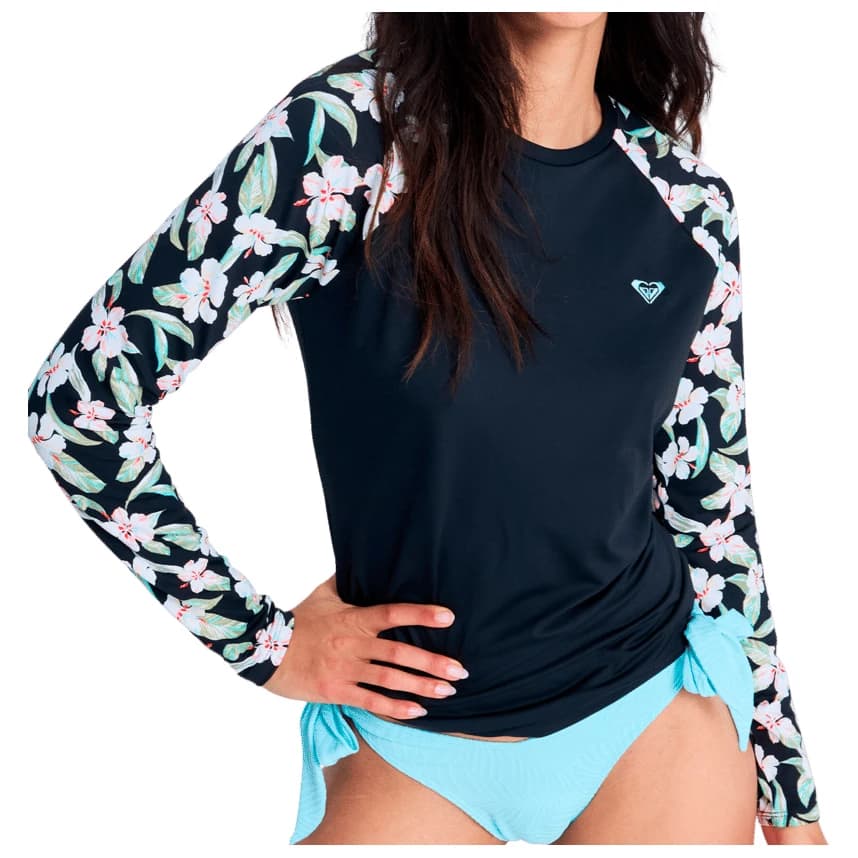 Дамска ликра Roxy Women's L/S Lycra - Anthracite Spring Charming Sma
