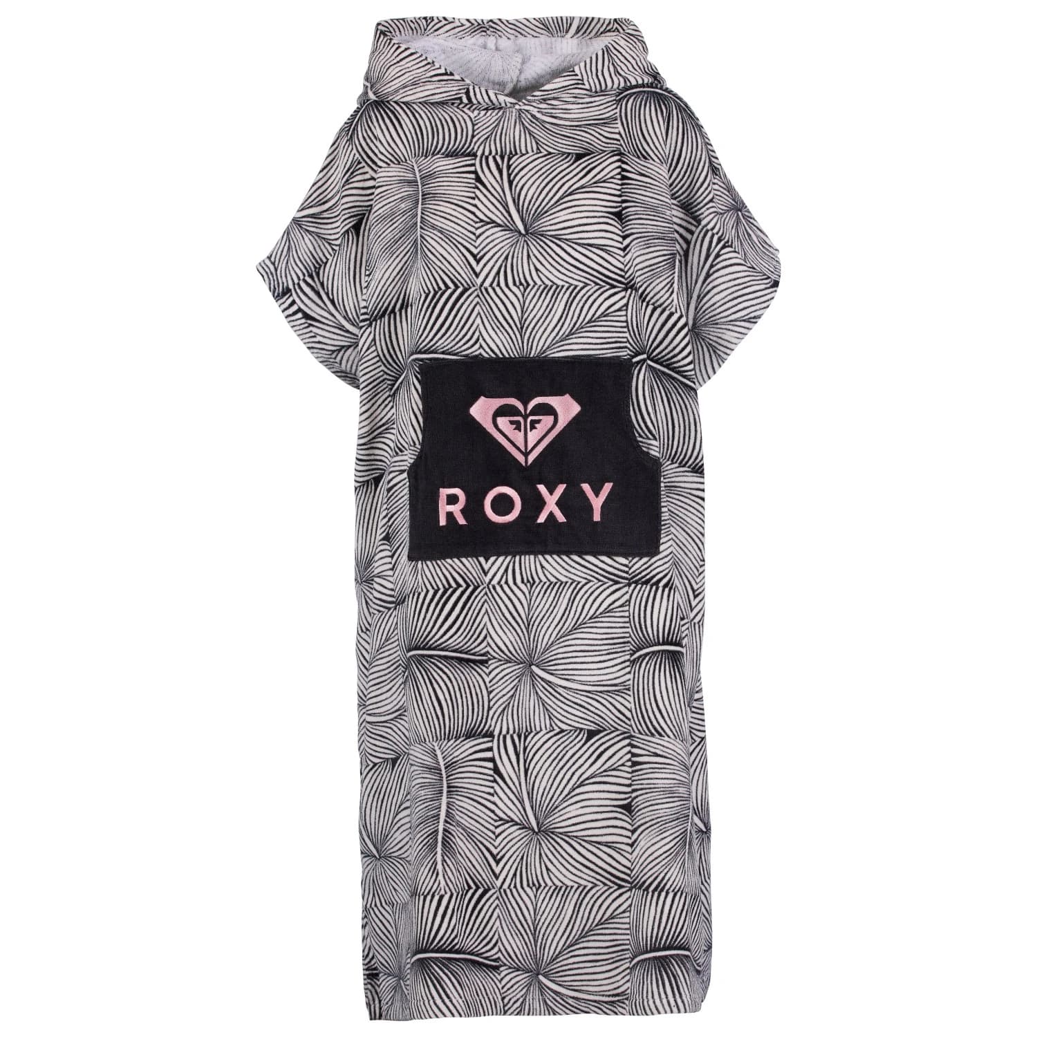 Дамско пончо за сърф Roxy Women's Pro Surf Poncho - Anthracite Popiscus