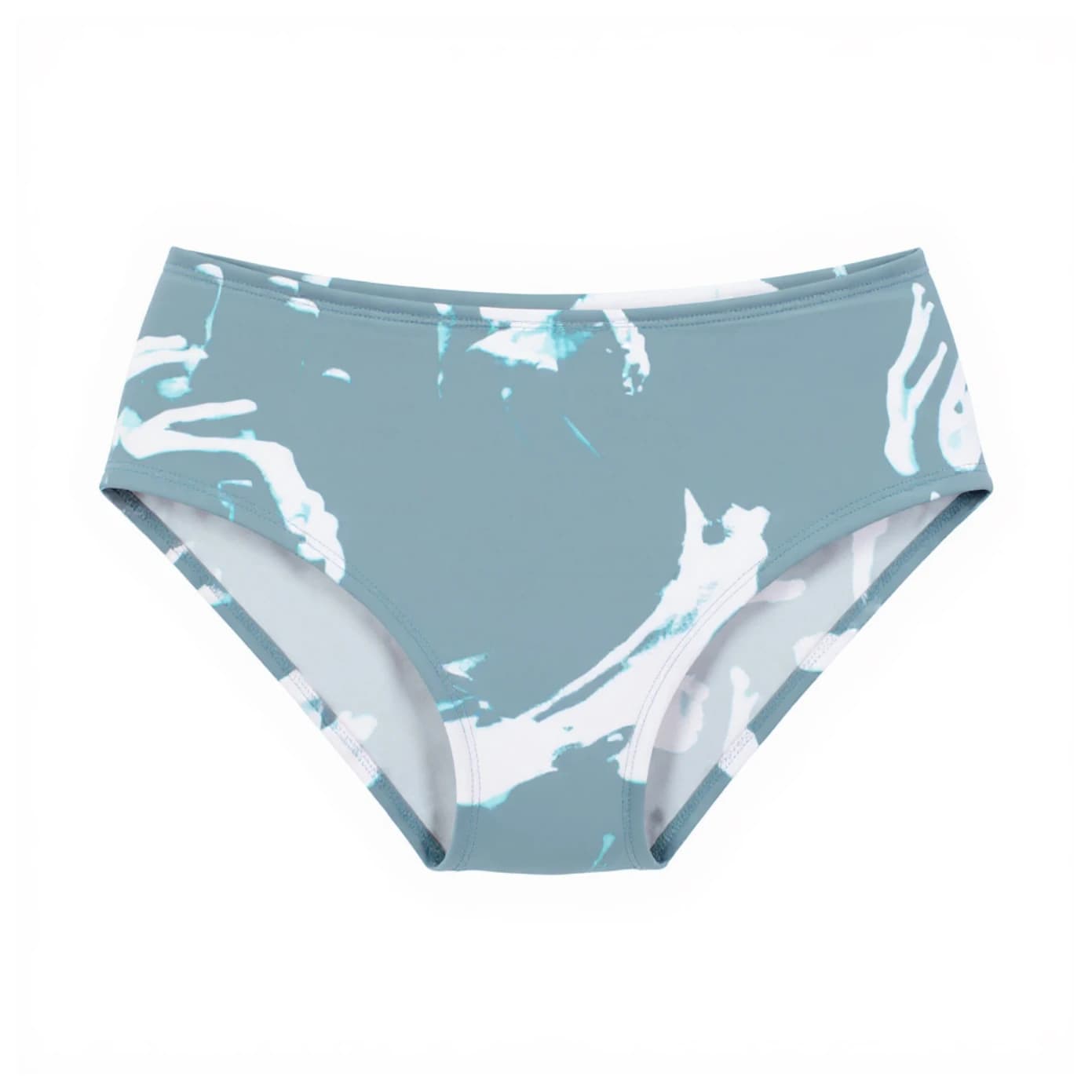 Дамско бикини долнище Hurley Women's BTM High Waist Bikini bottom - Worker Blue
