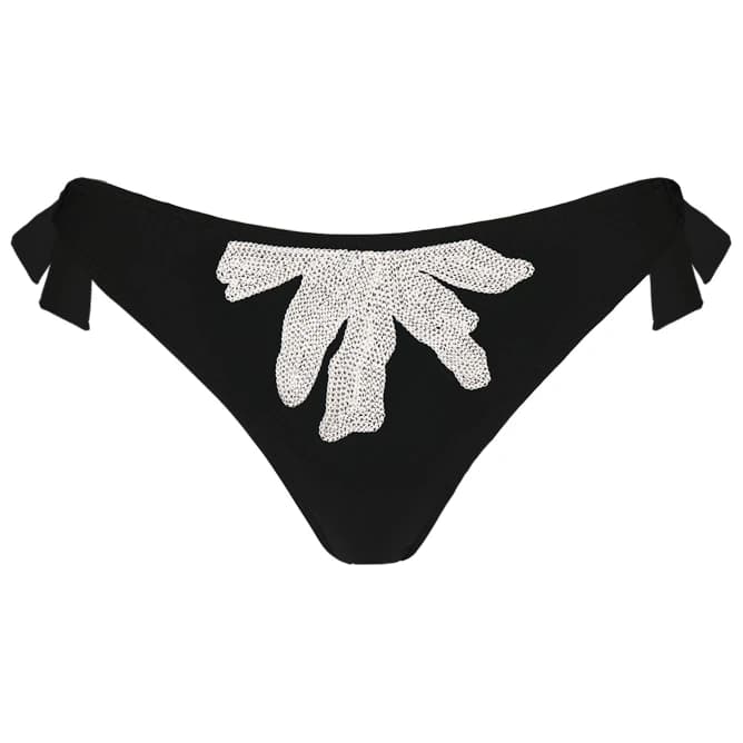 Дамско бикини долнище Barts Women's Zimbra Cheeky Bum Side Ties Bikini bottom - Black