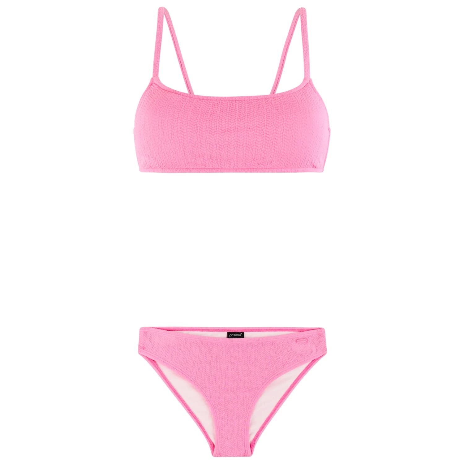 Дамски комплект бикини Protest Women's PRTDimi Bralette Bikini Bikini - Cheeky Pink