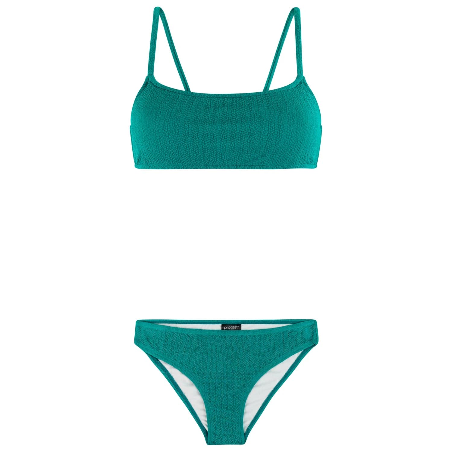 Дамски комплект бикини Protest Women's PRTDimi Bralette Bikini Bikini - Peacock Green
