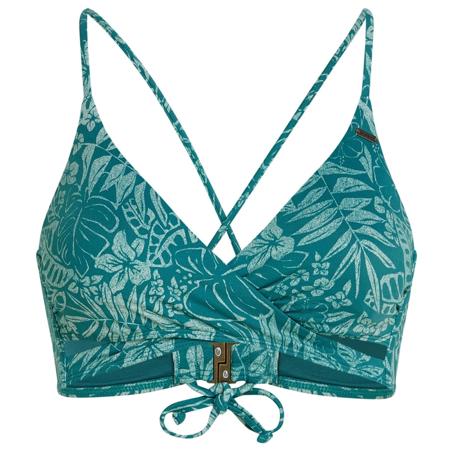 Дамско бикини горнище O'Neill Women's Baay Top Bikini top - Green Island Sky