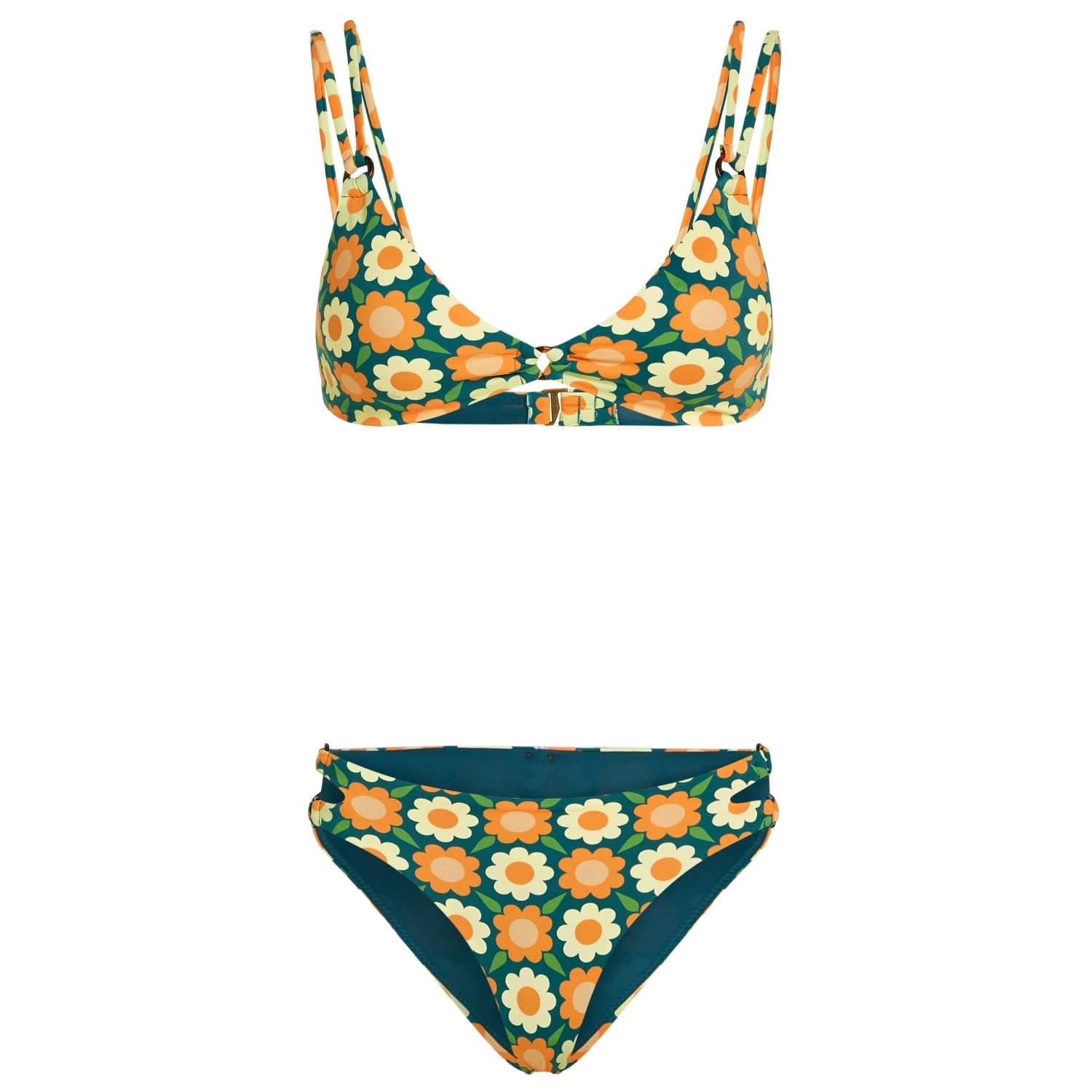Комплект бикини O'Neill Women's O'Riginals Bikini Set Bikini - Green Retro Flower