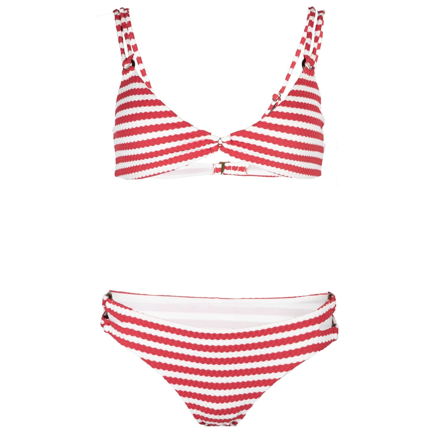 Дамски комплект бикини O'neill Women's O'Riginals Bikini Set Bikini - White / Red O'Riginals Stripe