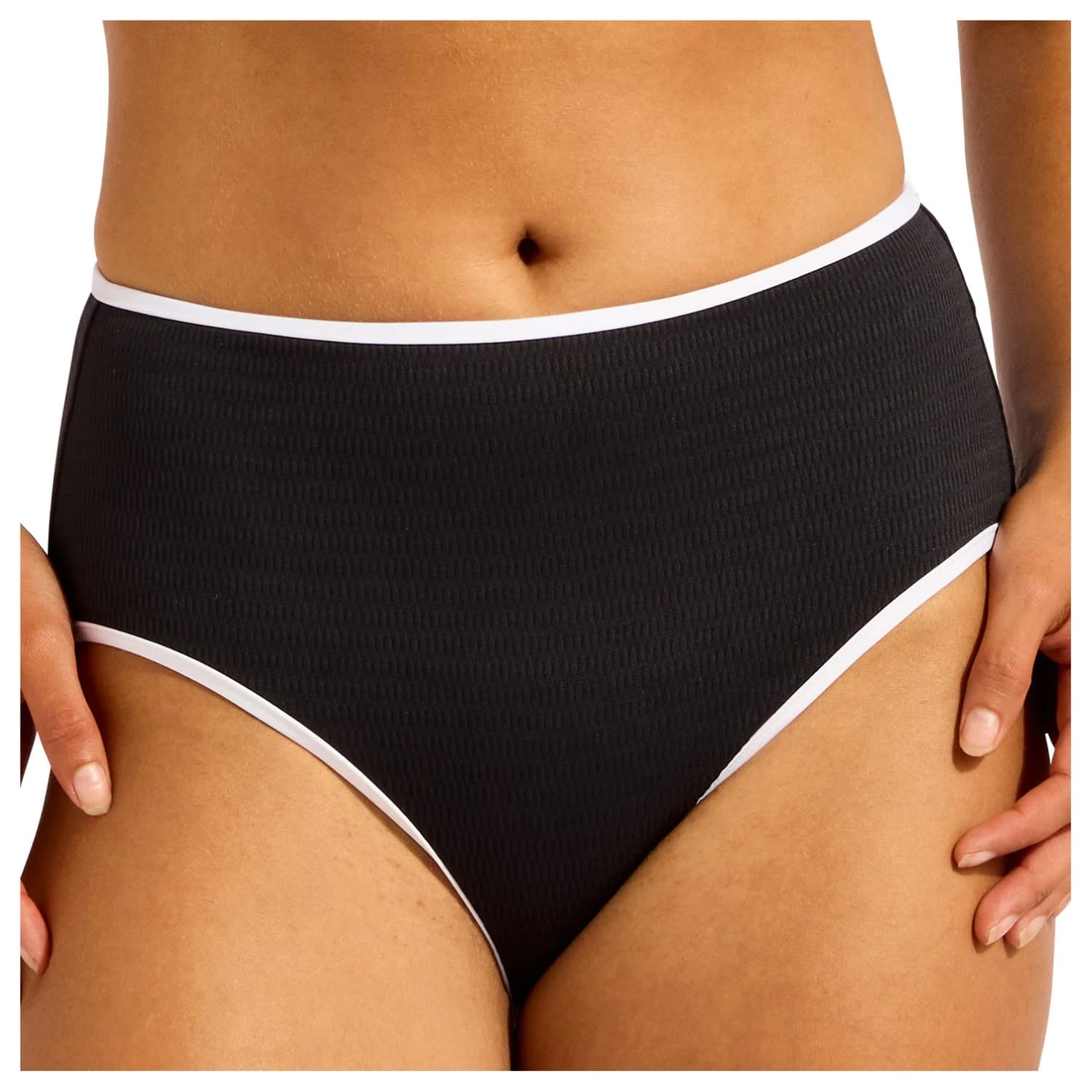 Дамско бикини долнище Seafolly Beach Bound High Waisted Pant Bikini bottom - Black