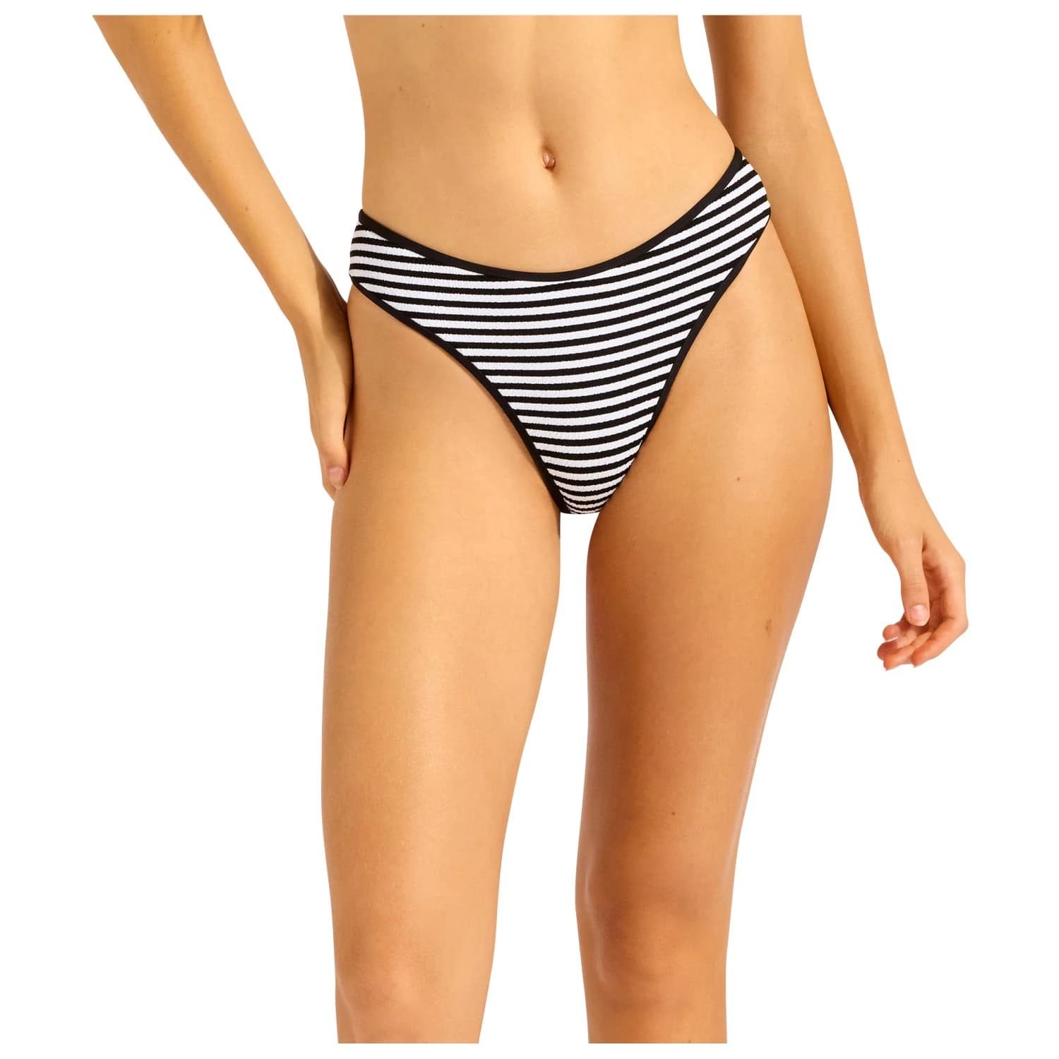 Дамско бикини долнище Seafolly Clubhouse High Leg Pant Bikini bottom - Black