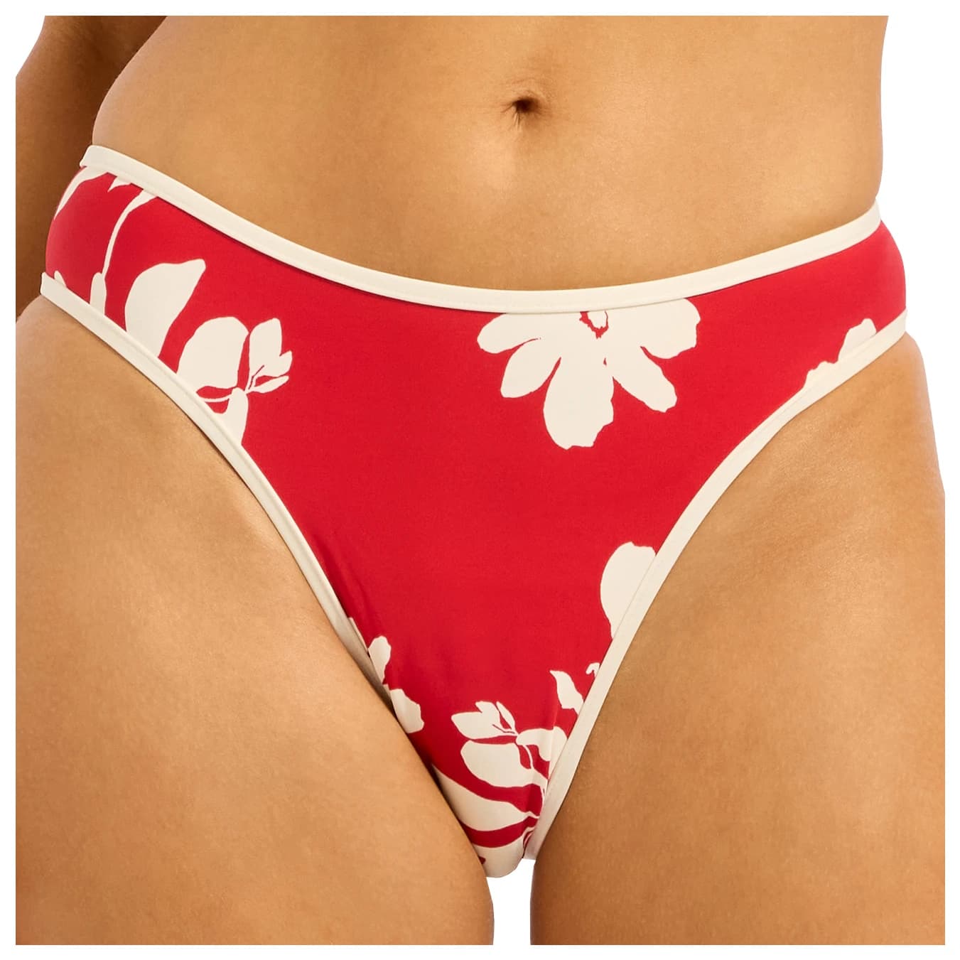 Дамско бикини долнище Seafolly Mayflower High Leg Pant Bikini bottom - Cosmo Red
