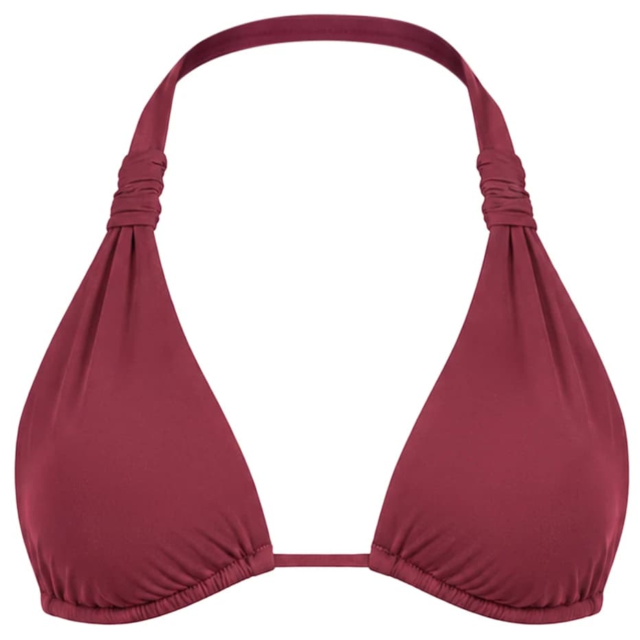 Бикини горнище Seafolly Seafolly Collective Multi Fit Longline Tri Bikini top - Dark Burgundy