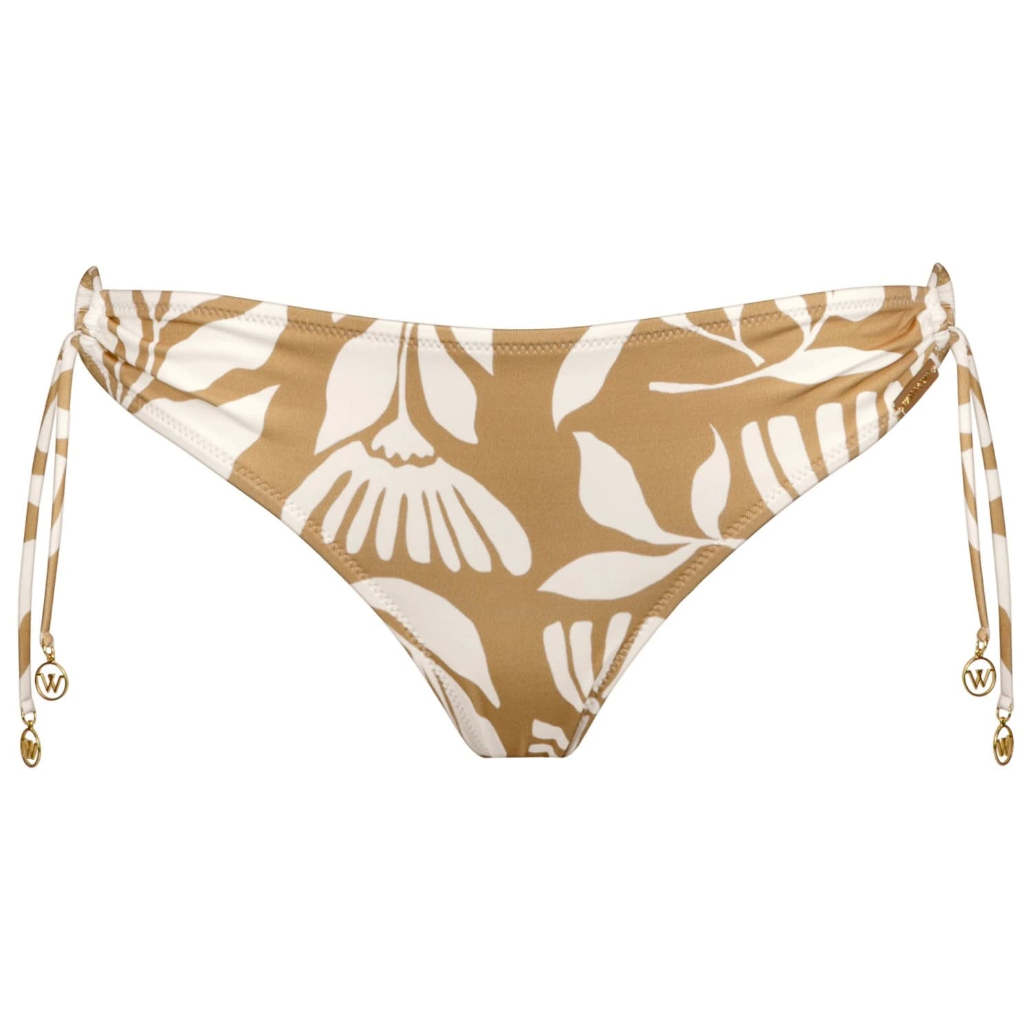 Дамско бикини долнище Watercult Women's Coastal Bohemia Bikini Bottoms No. 697 Bikini bottom - Sand / Cotton
