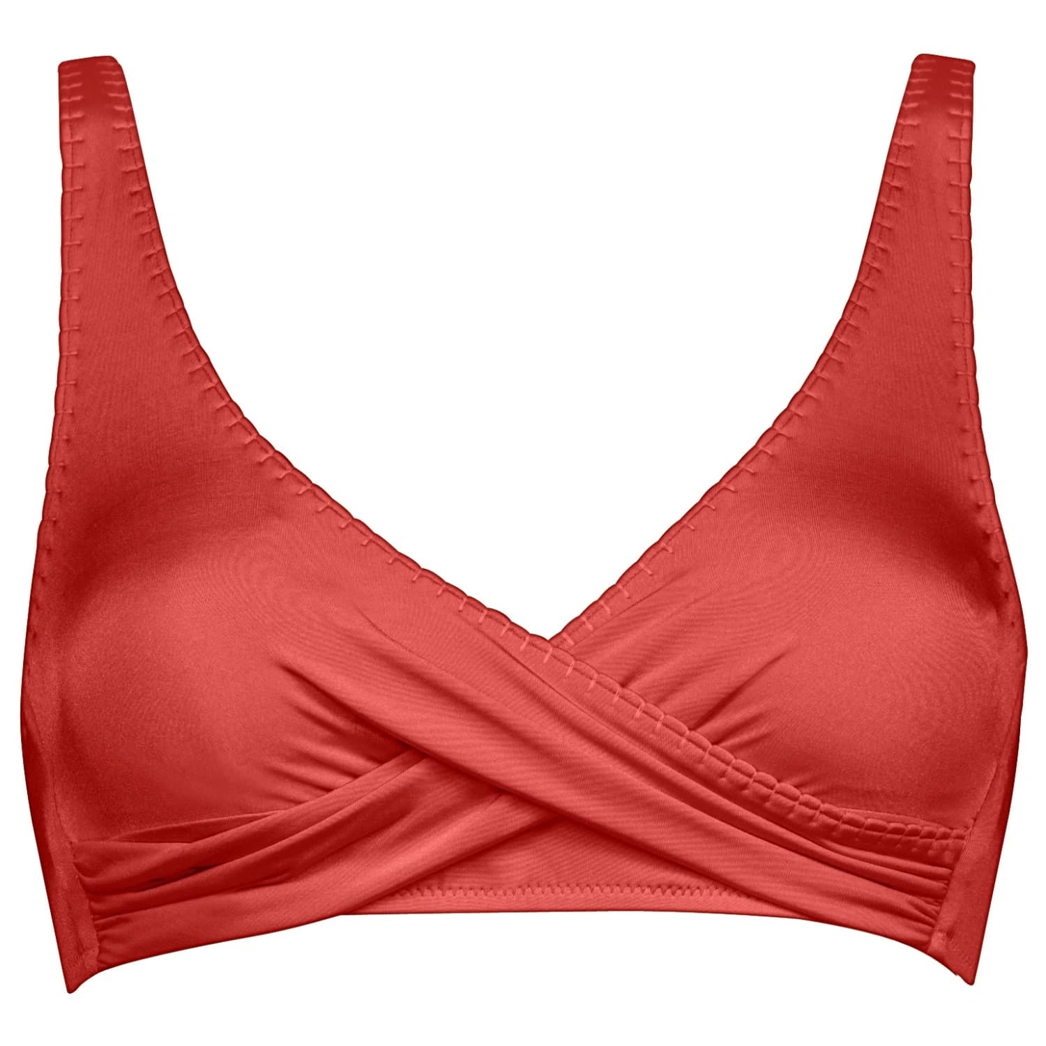Дамско бикини горнище Watercult Women's Crafted Essentials Bikini Top No. 7331 Bikini top - Crimson Dusk