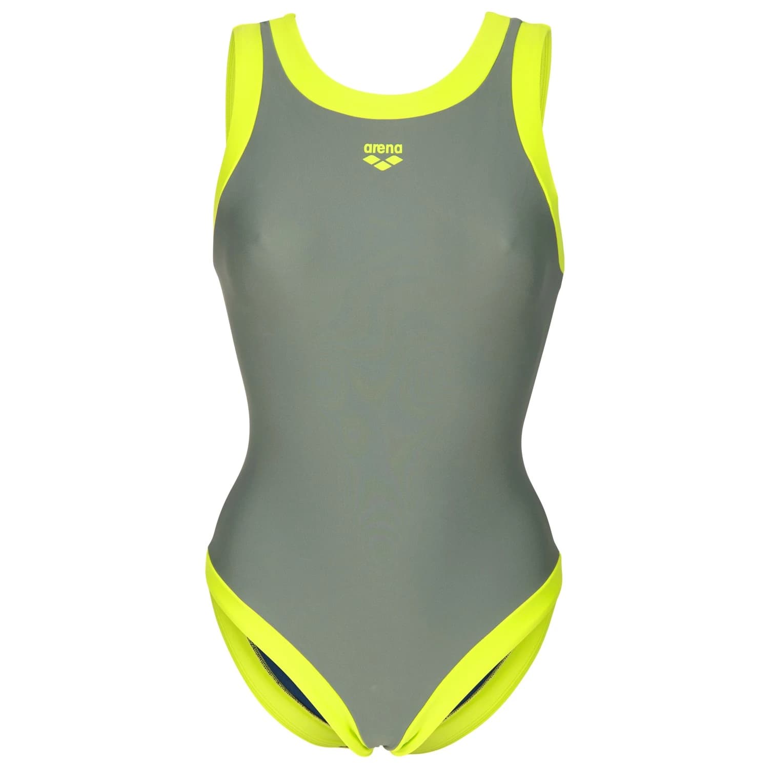 Дамски бански костюм Arena Women's Bold Lines Swimsuit - Sage / Artic Lime