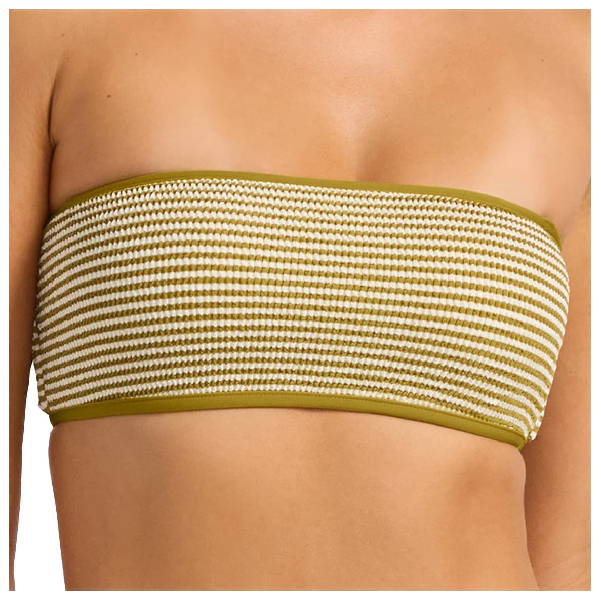 Дамско бикини горнище Seafolly Women's Horizons Tube Top Bikini top - Guacamole