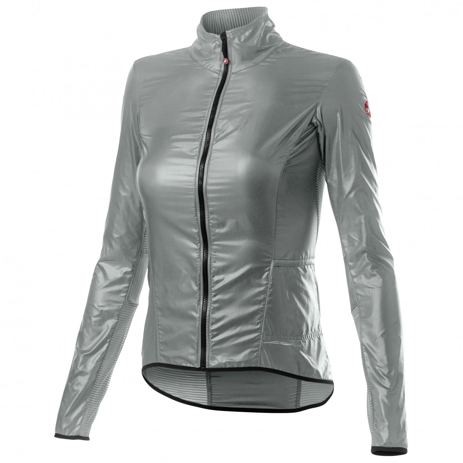 Дамско ветрозащитно яке за колоездене Castelli Women's Aria Shell Jacket Cycling jacket - Silver Grey
