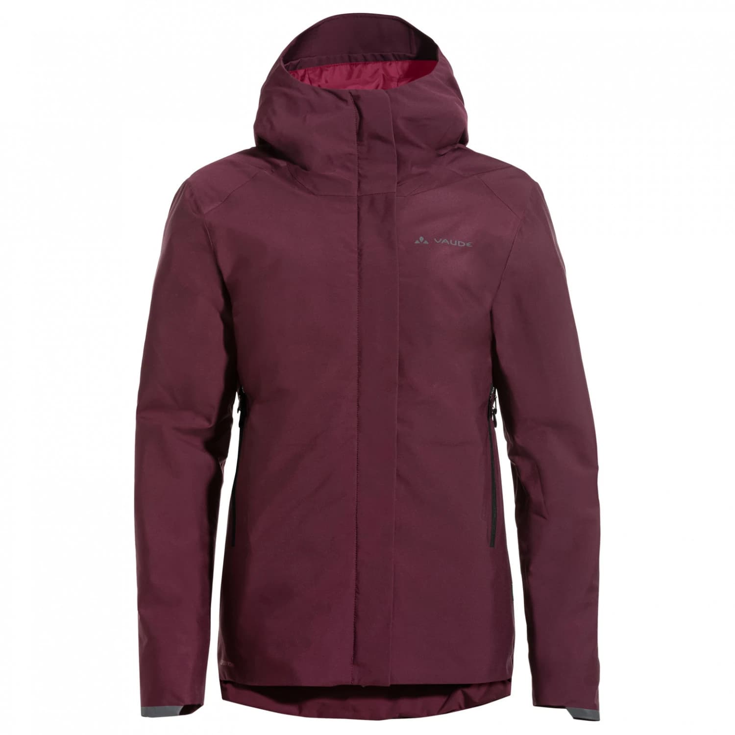 Дамско термо яке за колоездене Vaude Women's Cyclist Warm Rain Jacket Cycling jacket - Cassis