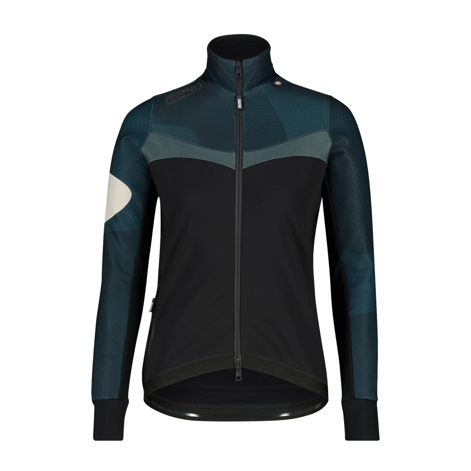 Дамско термо яке за колоездене Bioracer Women's Vesper Tempest Protect Jacket Cycling jacket - Mixoff Forest Green