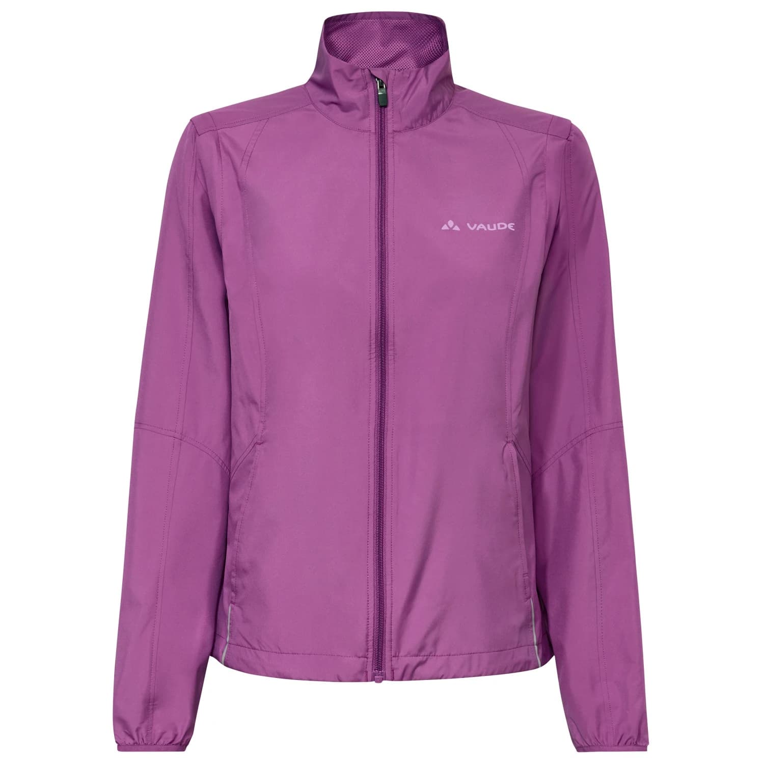 Дамско ветрозащитно яке за колоездене Vaude Women's Dundee Classic ZO Jacket Cycling jacket - Magenta