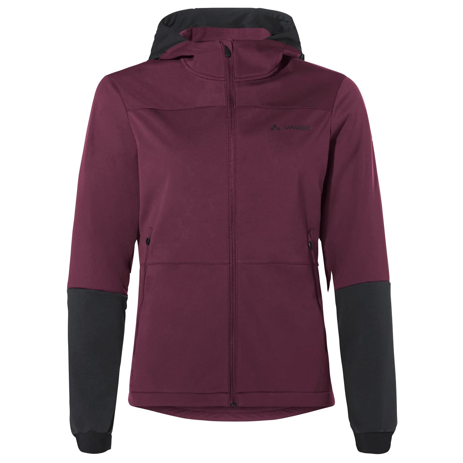 Ветрозащитно яке за колоездене Vaude Women's Qimsa Hooded Softshell Jacket II Cycling jacket - Cassis Uni