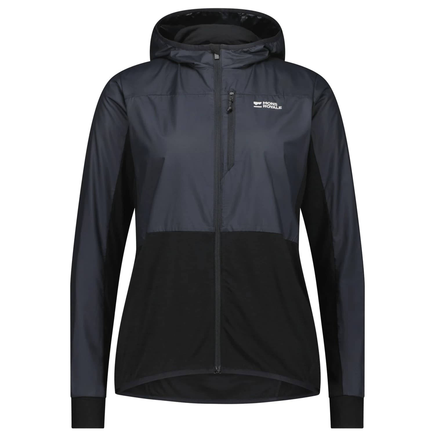 Дамско ветрозащитно яке за колоездене Mons Royale Women's Diversion Merino Wind Jacket Cycling jacket - Black