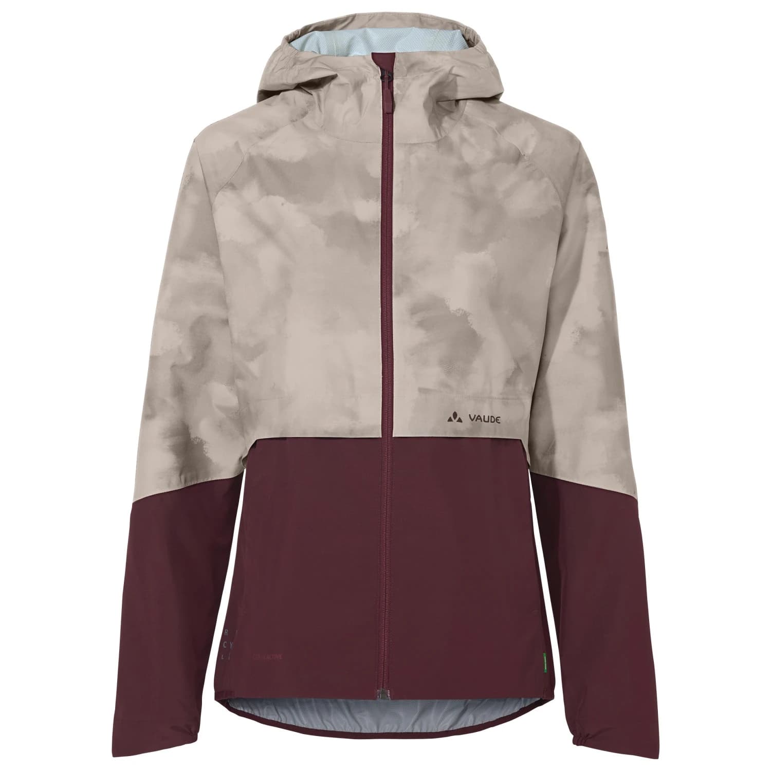 Дамско водоустойчиво яке за колоездене Vaude Women's Loamer Rain Jacket Cycling jacket - Linen