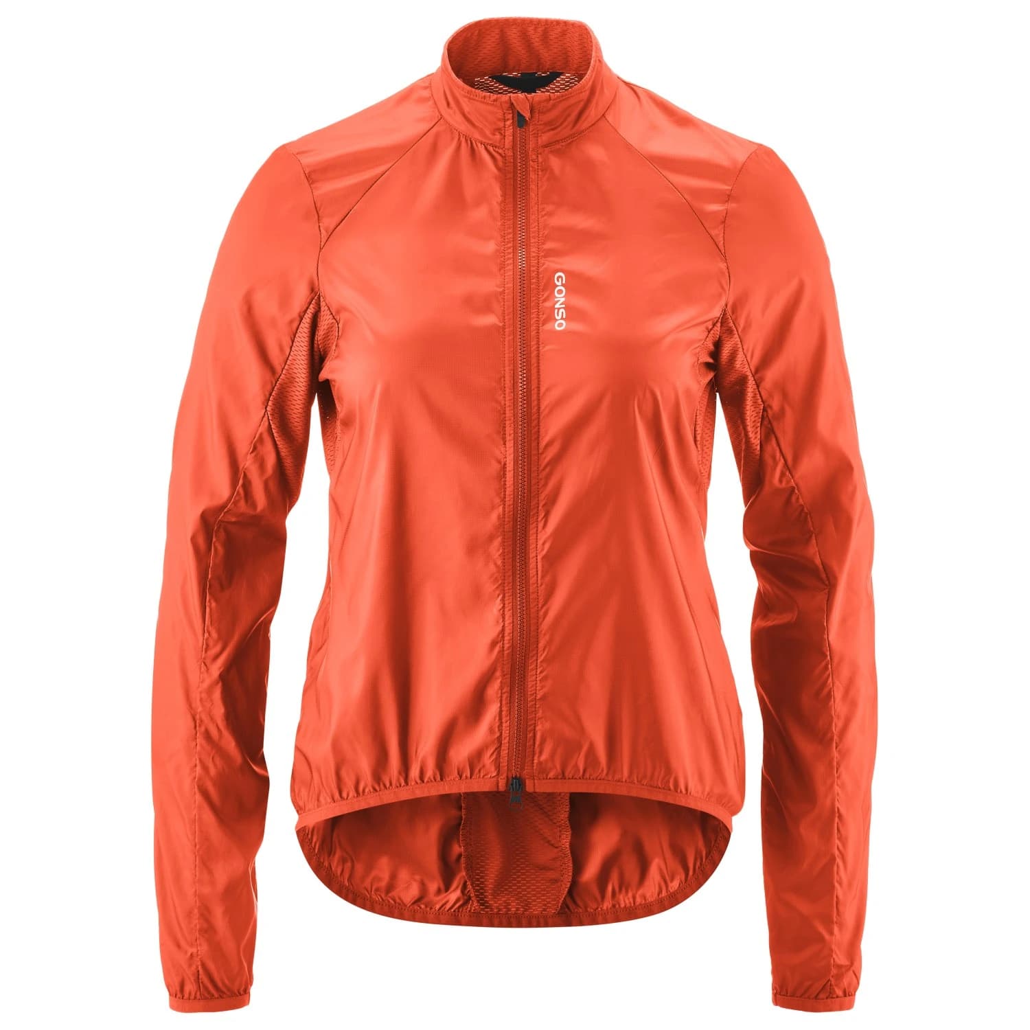 Дамско ветрозащитно яке за колоездене Gonso Women's Road Jacket Wind Cycling jacket - Fiesta Red