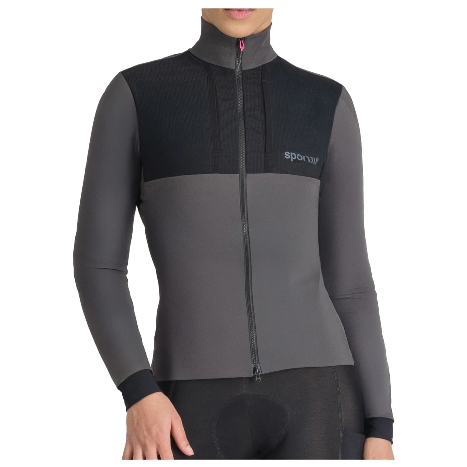 Дамско термо яке за колоездене Sportful Women's Supergiara 2 Jacket Cycling jacket - Black Oyster