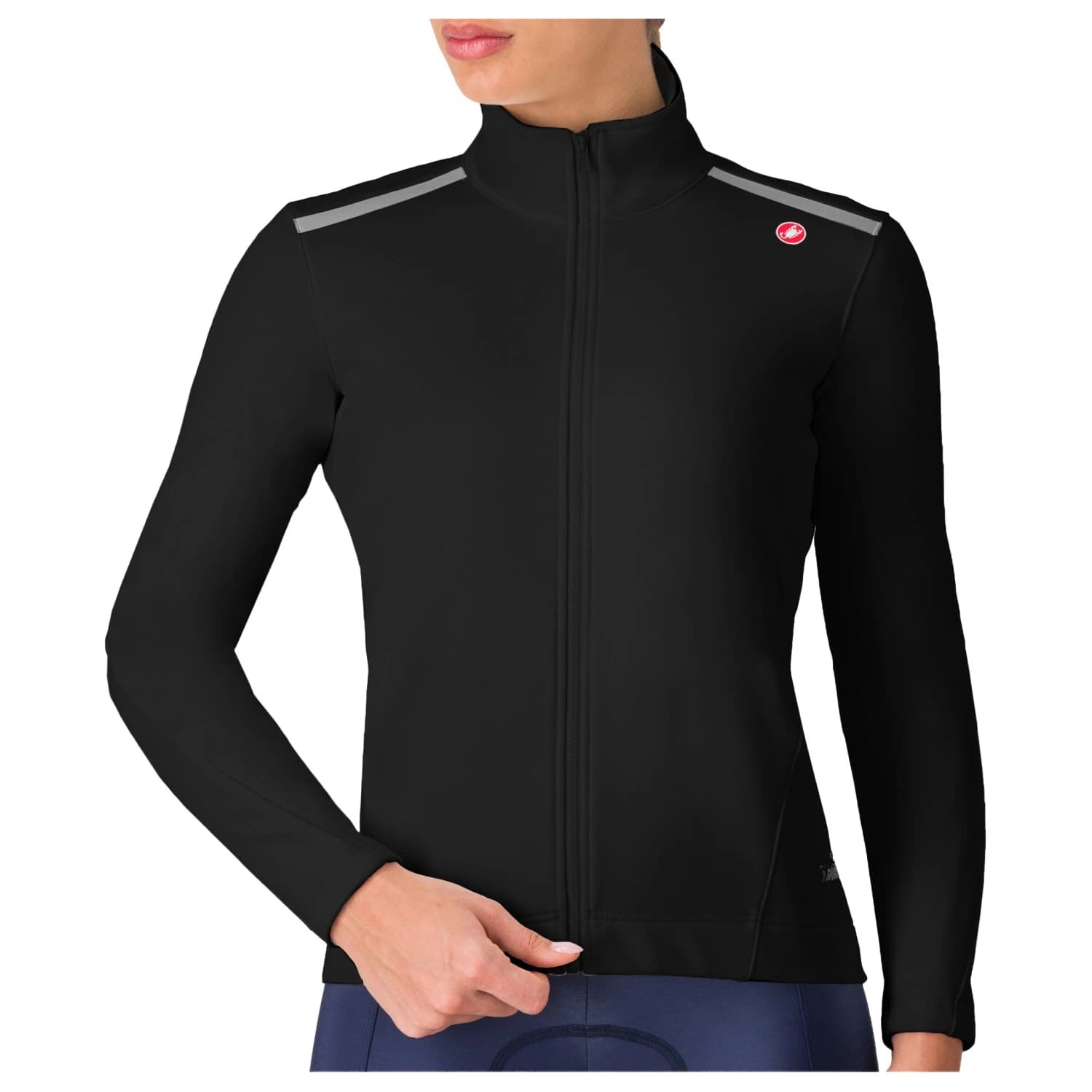Дамско термо яке за колоездене Castelli Women's Espresso Air Jacket Cycling jacket - Light Black