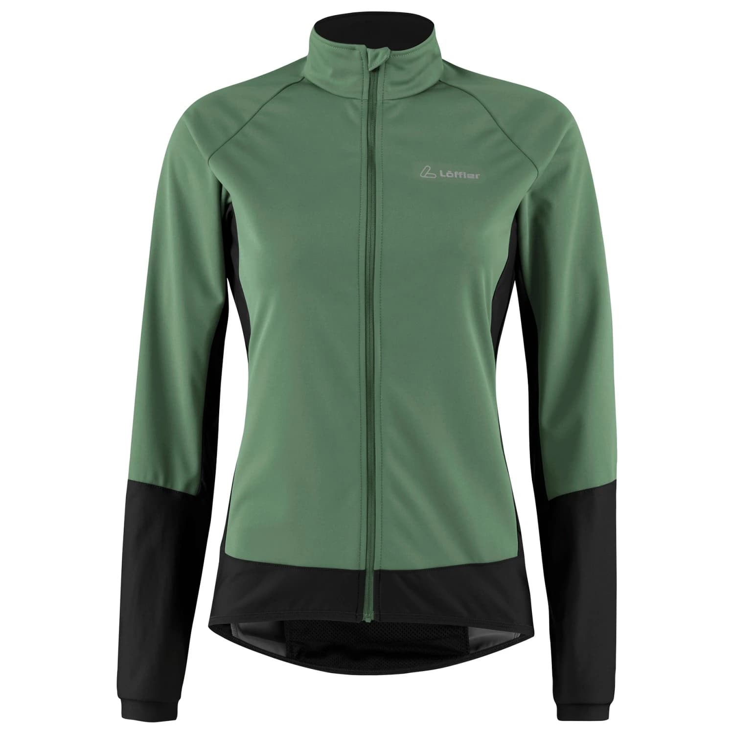 Дамско термо яке за колоездене Löffler Women's Bike Jacket Alpha Airblocc Light Cycling jacket - Pine