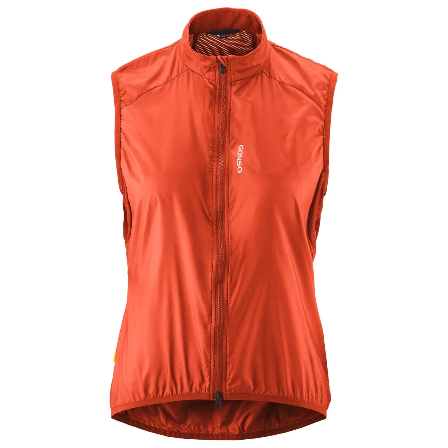Дамски елек за колоездене Gonso Women's Road Vest Wind Cycling vest - Fiesta Red