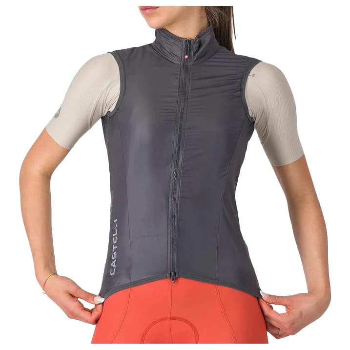 Дамски елек за колоездене Castelli Women's Aria 2 Vest Cycling vest - Dark Gray